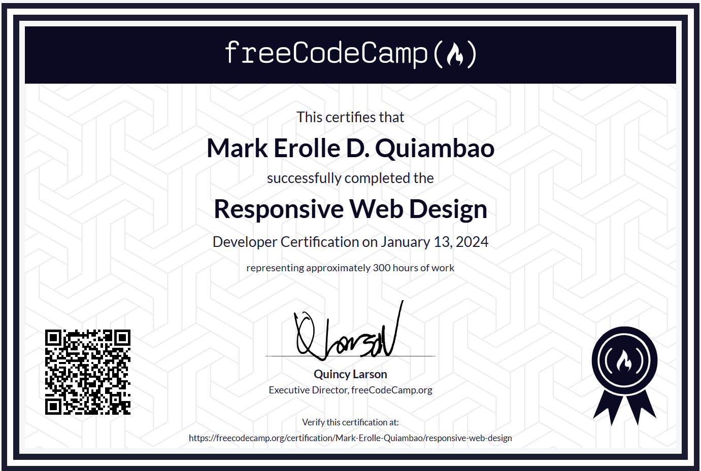 Responsive Web Design Certificate image